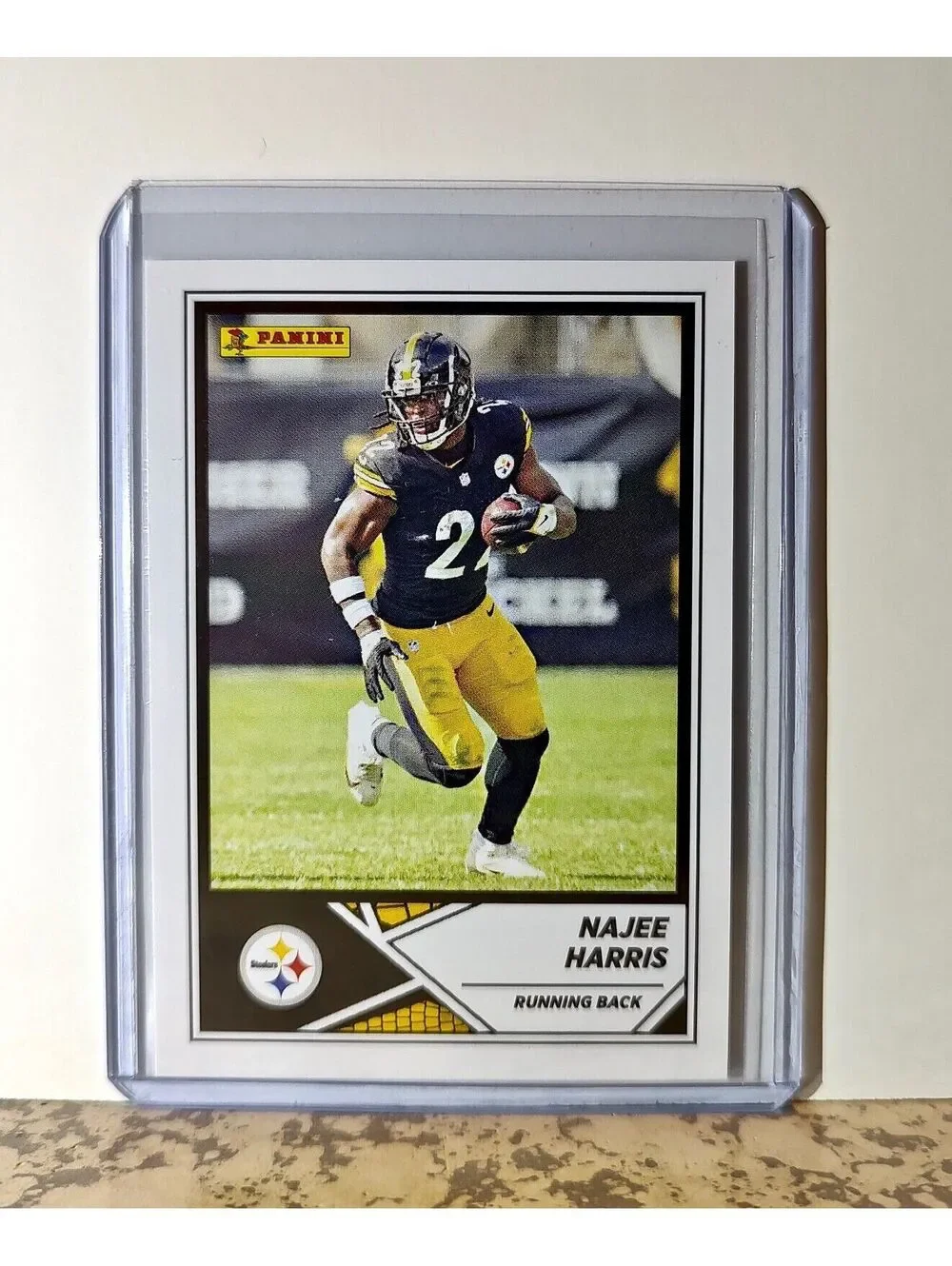 Najee Harris 2024 Panini NFL #13 Sticker Card Pittsburgh Steelers